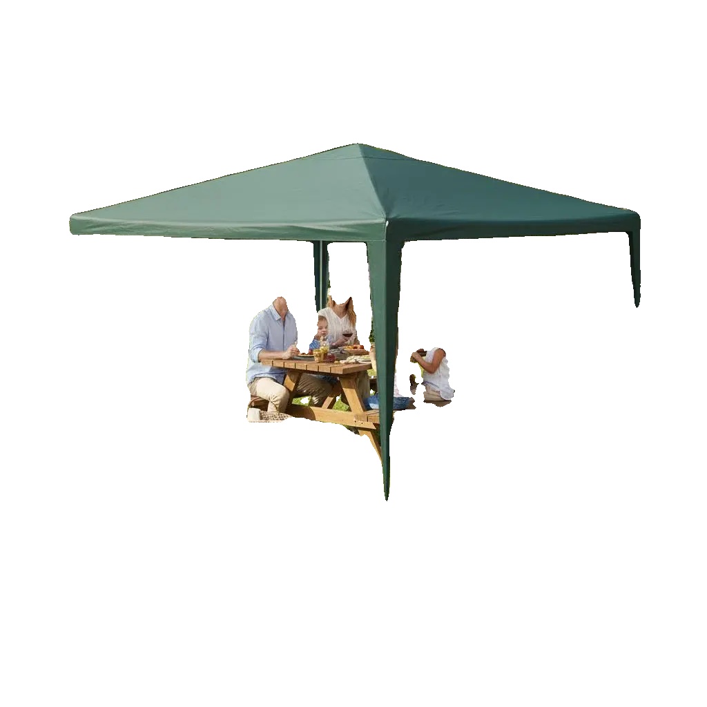 Gazebo Zelt, Wasserdichtes Gewebe, Einfache Montage, Armeegrün