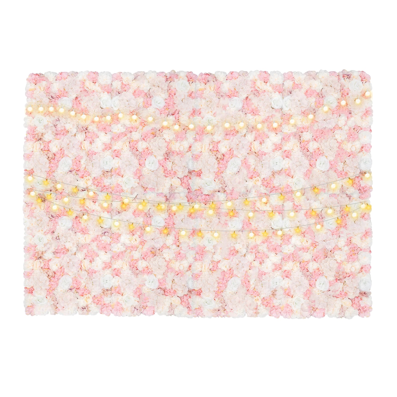 Künstliche Blumenwandpaneele, Elegantes Design, Vielseitig Für Veranstaltungen, Helles Pink