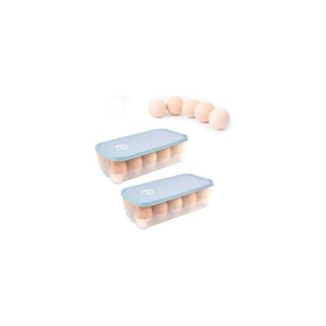 2er-set Eierkartons, Je 10 Eier Mit Deckel, Eieraufbewahrungsboxen, Eieraufbewahrung Für Den Kühlschrank, Eierbehälter Für Den Kühlschrank, Eiertransportbox, Eierkarton Aus Kunststoff