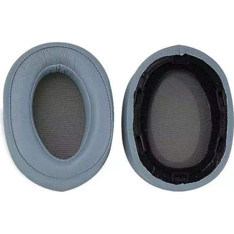 Ersatz- Und Reparatur-ohrpolster Für Sony Mdr-100abn Kopfhörer, Aus Elastan-kunstleder (mondlichtblau), Ideal Für Sport Und Lernen.