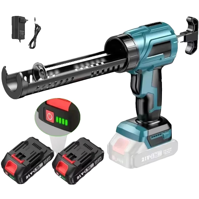Dichtpistole, Einstellbare Geschwindigkeitsregelung, Ergonomisches Design, Ein Hellblau