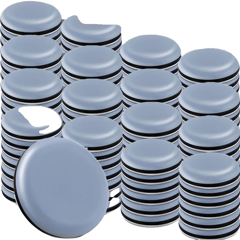 Möbelgleiter, Kratzschutz, Einfache Installation, Rund, 40pcs(10 Sets)-a