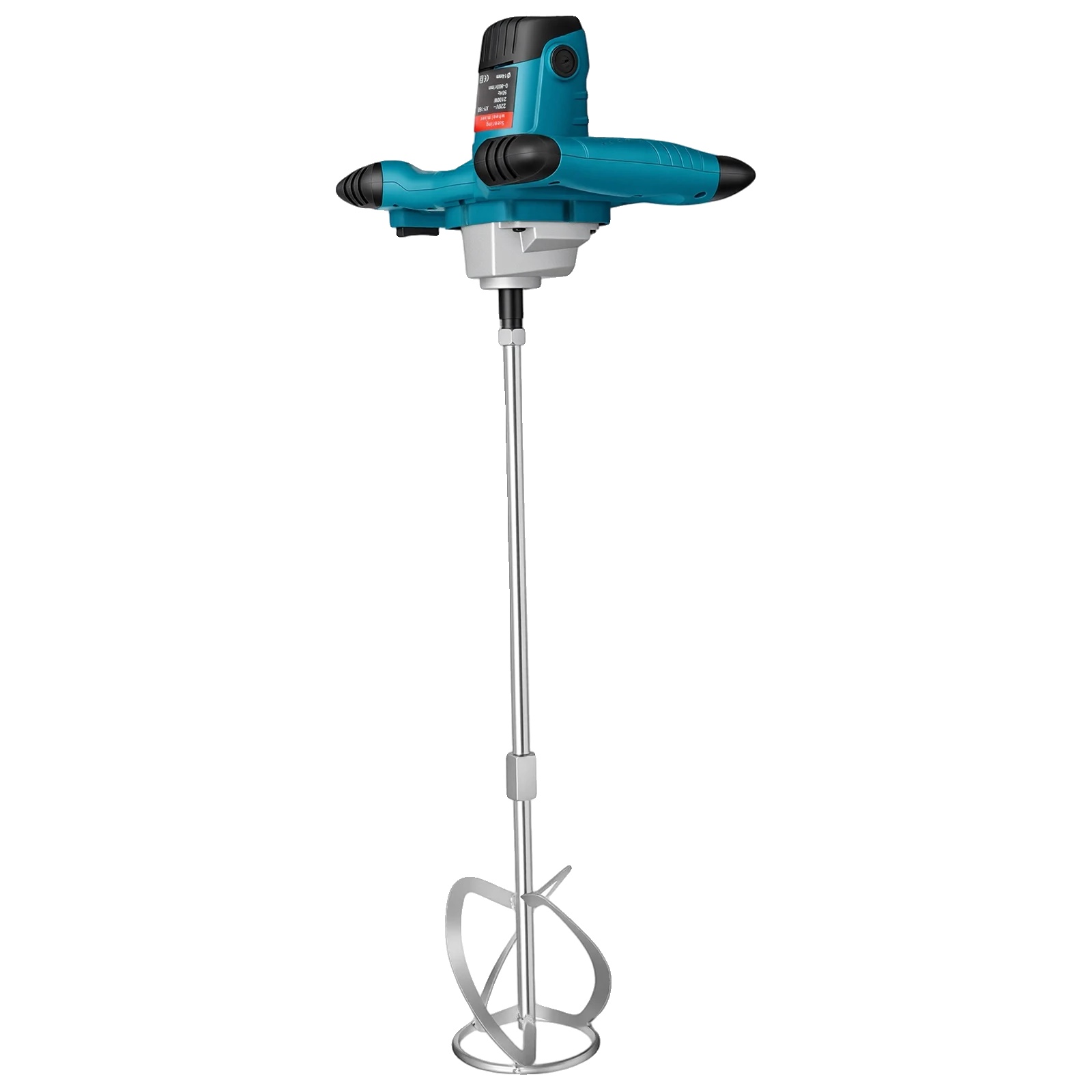 Elektrischer Handmixer, 2100w Leistung, 6-geschwindigkeitsverstellbar, Blau