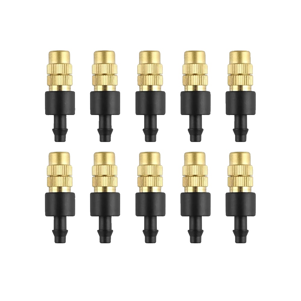 Gartenbewässerung, Verstellbare Sprühdüsen, Nebelkühlsystem, 20pcs