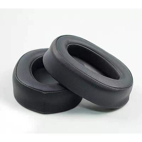 Geeignet Als Ersatz- Und Reparatur-ohrpolster Für Den Sony Mdr-100abn Kopfhörer. Aus Proteinleder Und Elastan (titanfarbe). Ideal Für Sport Und Lernen.