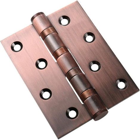 Türscharnier Aus Edelstahl – 4 X 3 X 3 Cm – Ideal Für Die Meisten Holz- Und Metalltüren – 1 Stück, Antik-kupfer
