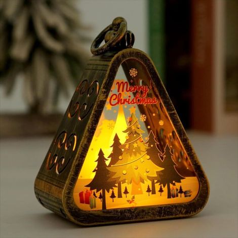 Weihnachtsnachtlicht – Für Nachttisch, Schreibtisch Und Als Weihnachtsdekoration – 1 Stück, Antik-kupfer