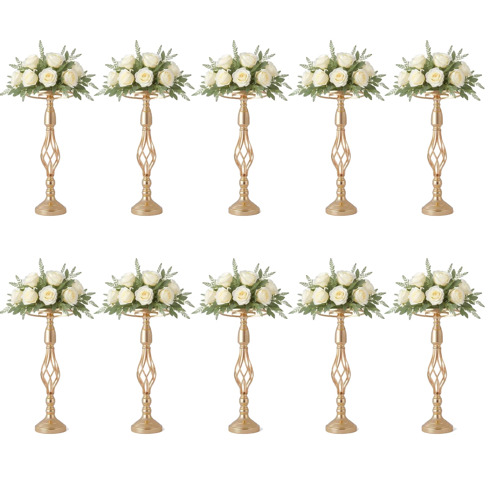 Blumenstand, Elegantes Design, Vielseitig Für Veranstaltungen, Gold