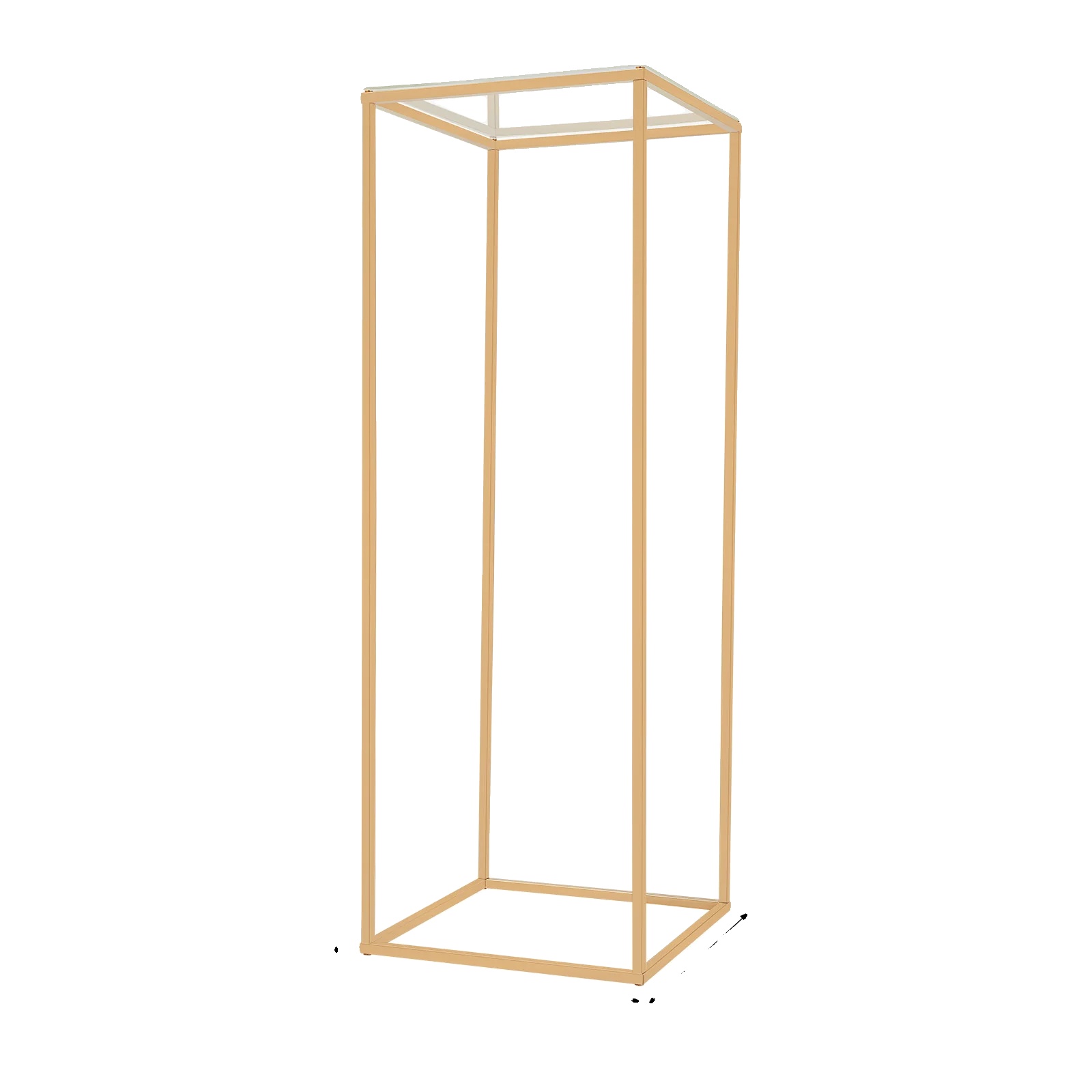 Hochzeitsblumenständer, Elegantes Design, Langlebige Konstruktion, Gold