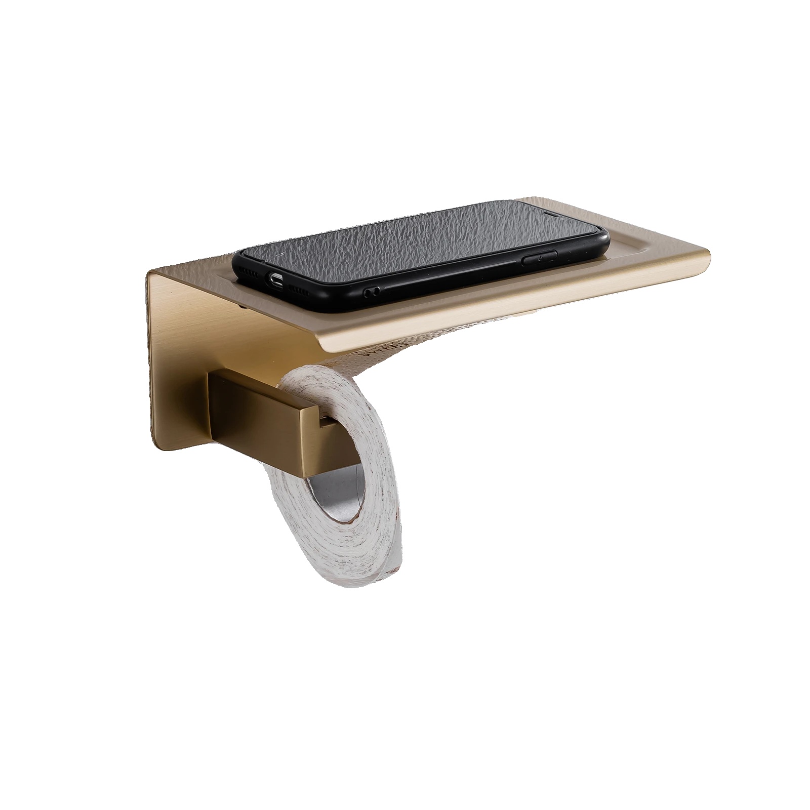 Toilettenpapierhalter, Edelstahl, Wandmontage-design, Zjp-gold