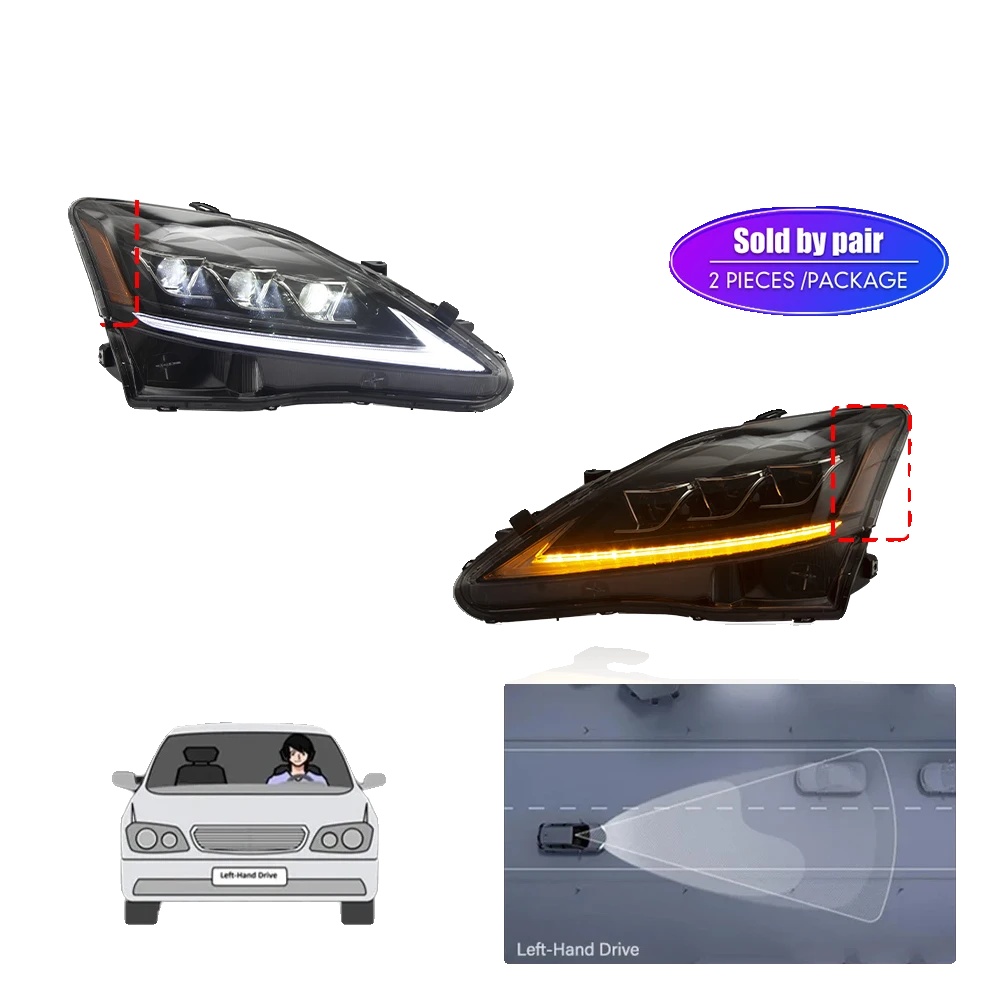 Scheinwerfergehäuse, Led-linse, Plug And Play, Bernsteinreflektor Lhd