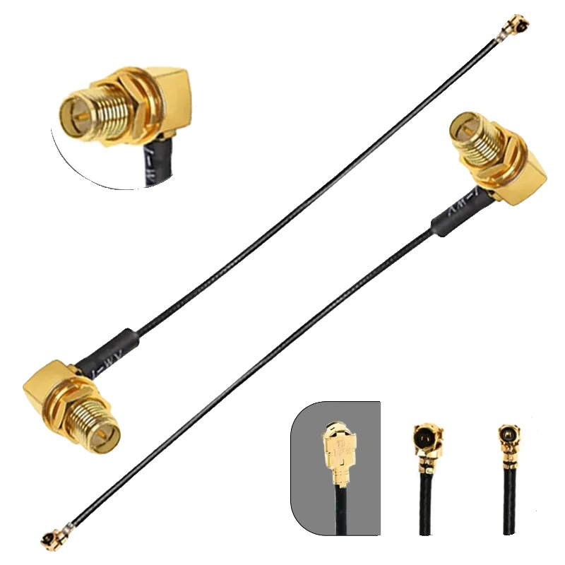 Wifi Antennenverlängerungskabel, Sma Weiblich Zu Ufl Stecker, Hochleistungsfähig, Rpsma-kw, 16stk, 50cm
