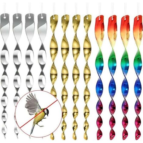 12 Vogelabwehrmittel, Reflektierende Spirale, Anti-vogel, Reflektierendes Spiral-insektenabwehrmittel, Von Debuns