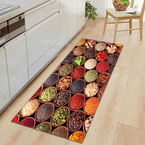 Rutschfeste Und Saugfähige Küchenmatte, Ideal Für Küche, Spüle Und Waschküche – 60 X 180 Cm