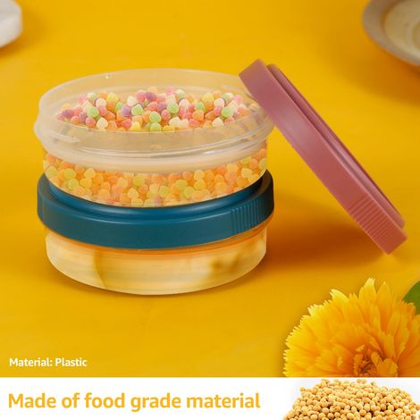 Salatdressinggläser, Salatdressingbehälter Mit Luftdichtem Deckel, 50-ml- Oder 75-ml-soßenbehälter, Wiederverwendbare Soßenbehälter, Runde Behälter Für Die Zubereitung Von Speisen (dips,