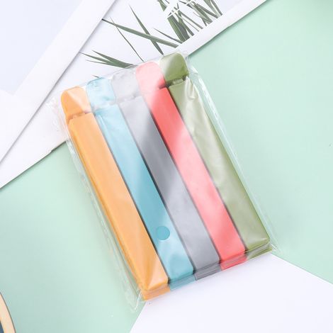 Set Mit 10 Kunststoff-lebensmittelclips, 12 Cm Lang, Farben Nach Zufallsprinzip. Ideal Zum Verpacken Von Süßigkeiten.