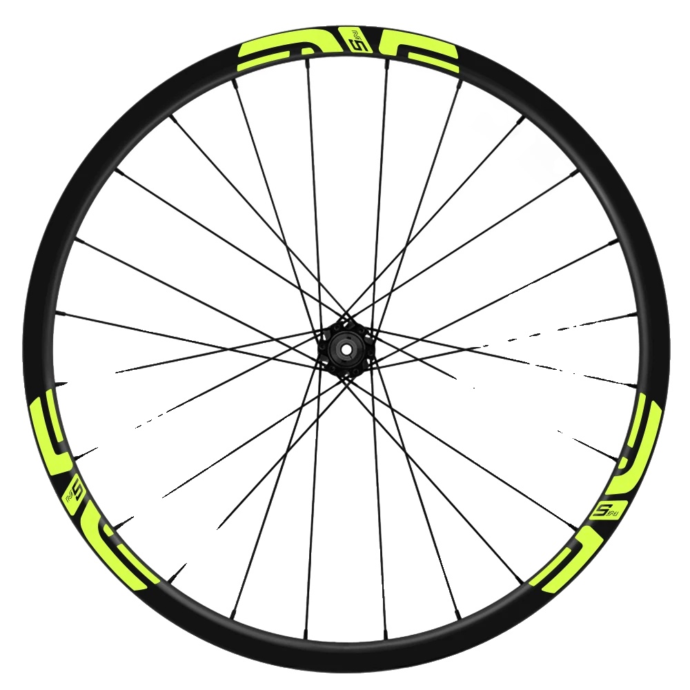 Aufkleber, Langlebiges Vinyl, Komplettes Fahrradreifen-kit, Gelb Fluor