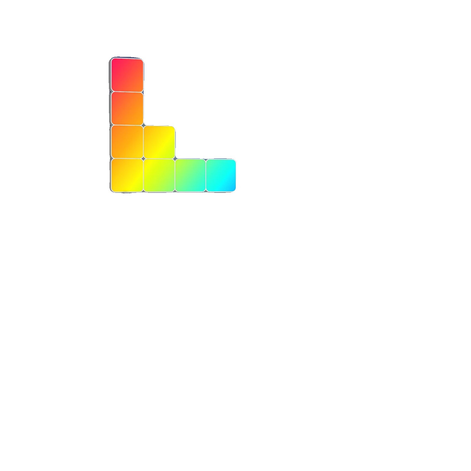 Led-wandlicht, Rgb-umgebungsbeleuchtung, Musik-synchronisationsfunktion, Squarelight8pcs