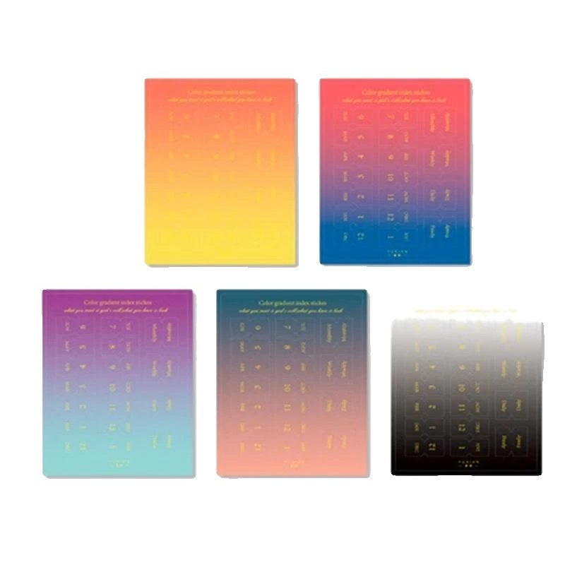 Monatliche Register, Strapazierfähiges Papier, Einfach Zu Verwenden, Für Neon.