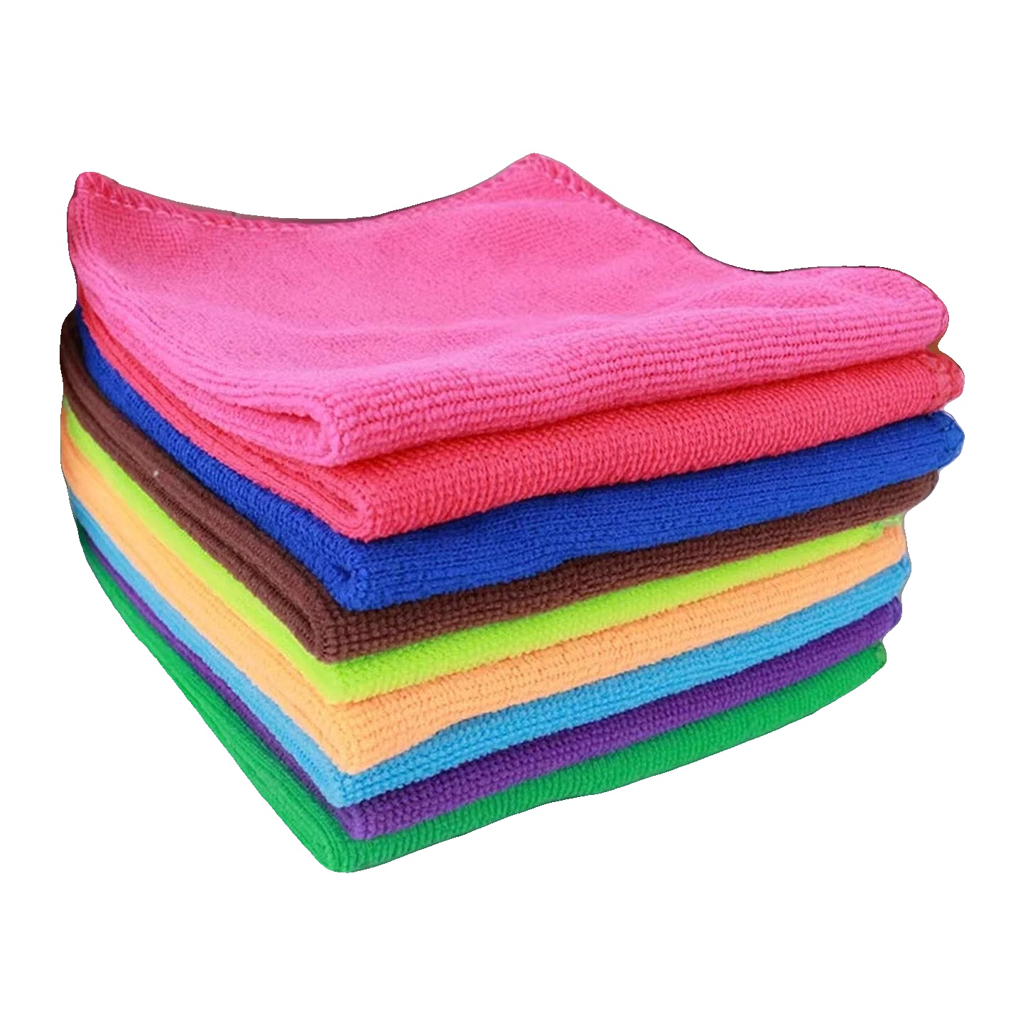 Mikrofaser-reinigungstücher, Super Saugfähig, Langlebig Und Fusselfrei, 5pcs, Gemischte Farbe