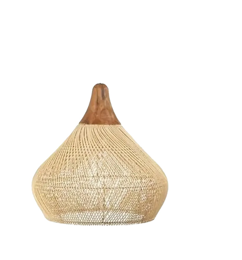 Kronleuchter, Rattanweberei, Elegantes Design, 4040, Keine Glühbirne (e27)-f