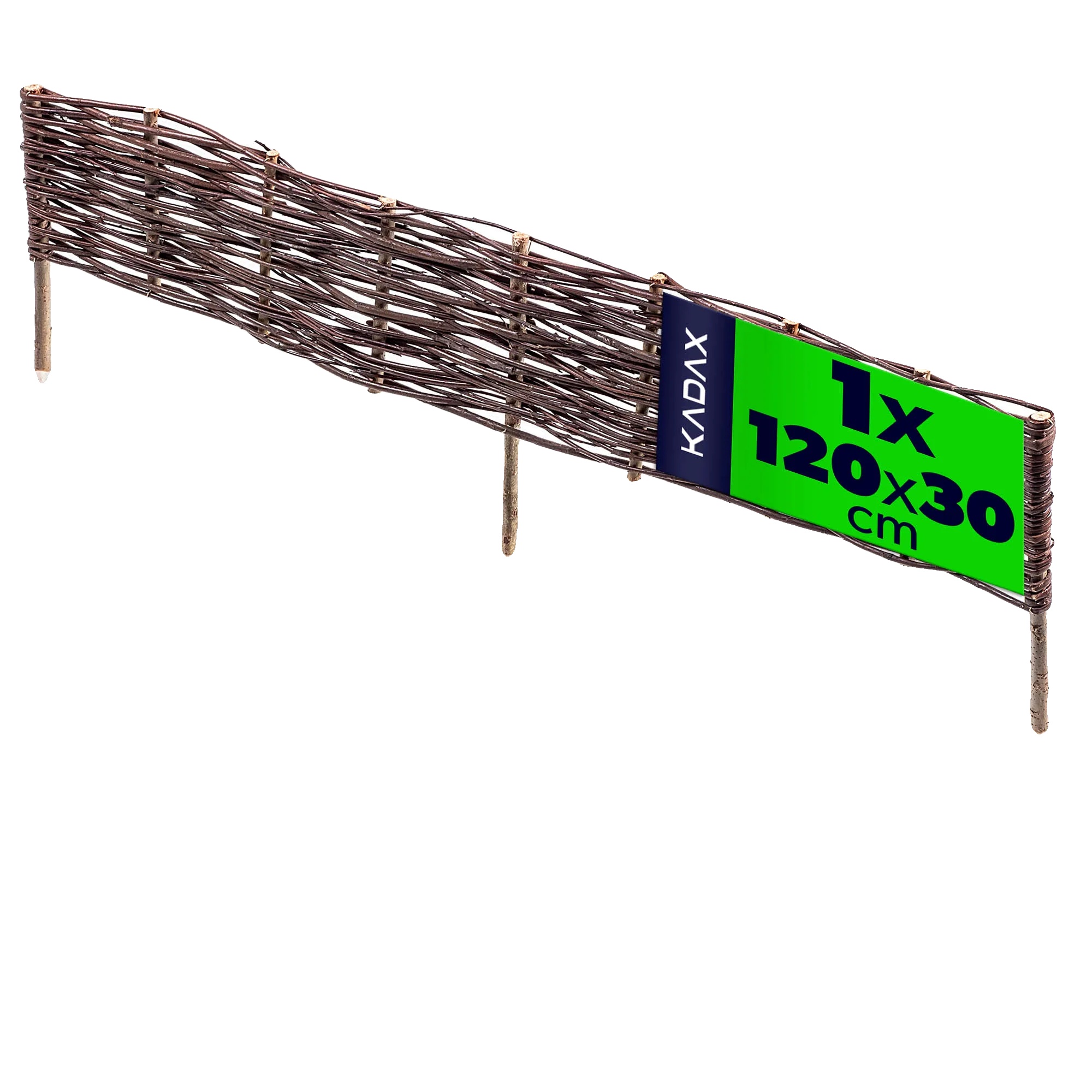 Gartenzaun, Naturweide, 120 X 30 Cm, Langlebig Bei Widrigen Bedingungen, Benutzerfreundliche Montage, Funktionale Trennung