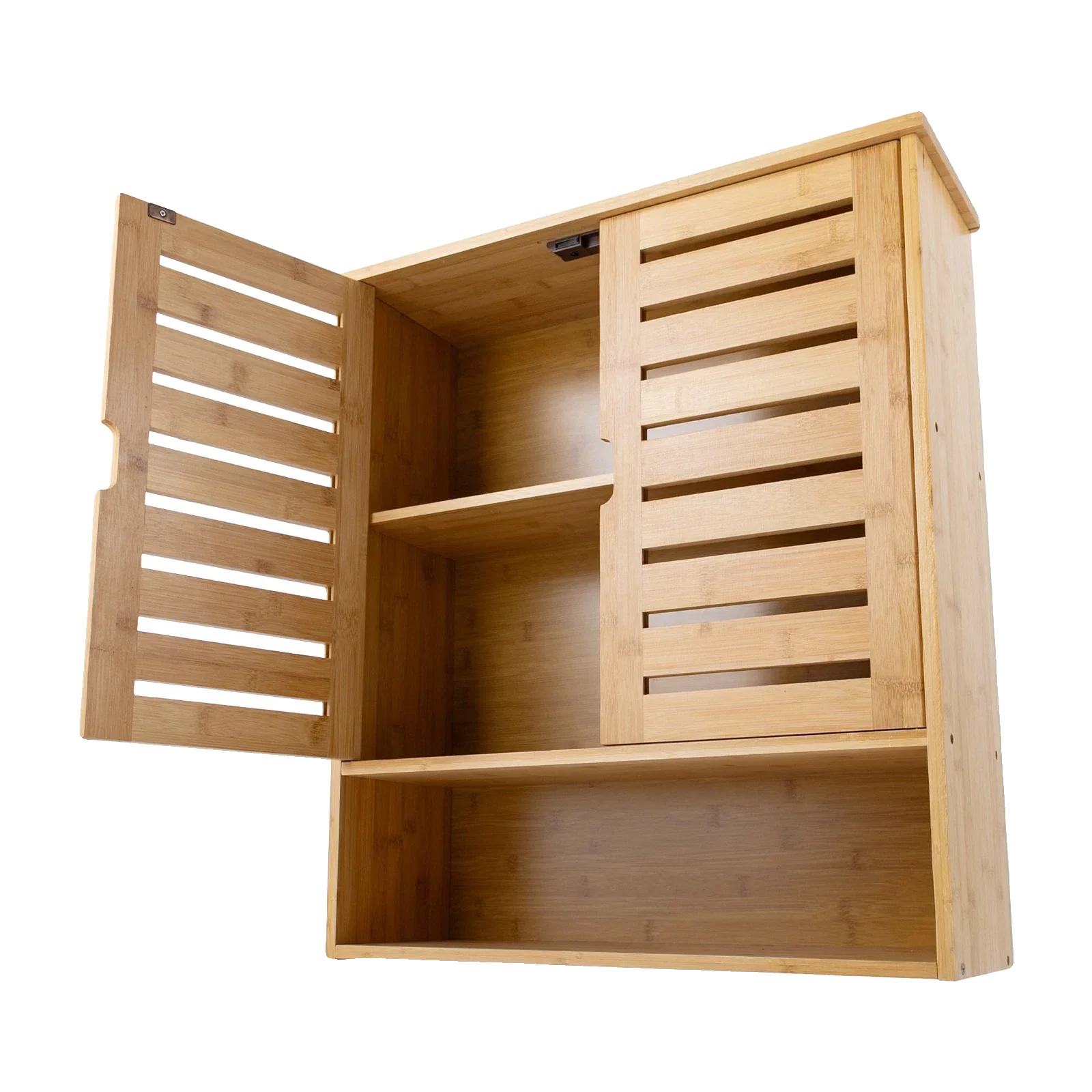 Aufbewahrungsorganisator, 3-stufiges Design, Langlebige Bambus-konstruktion, Logfarbe