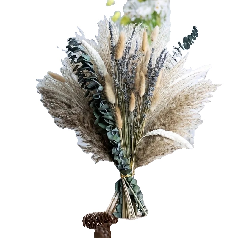 Getrockneter Blumenstrauß, Bohemian Design, Pflegeleichte Dekoration, Stil 2