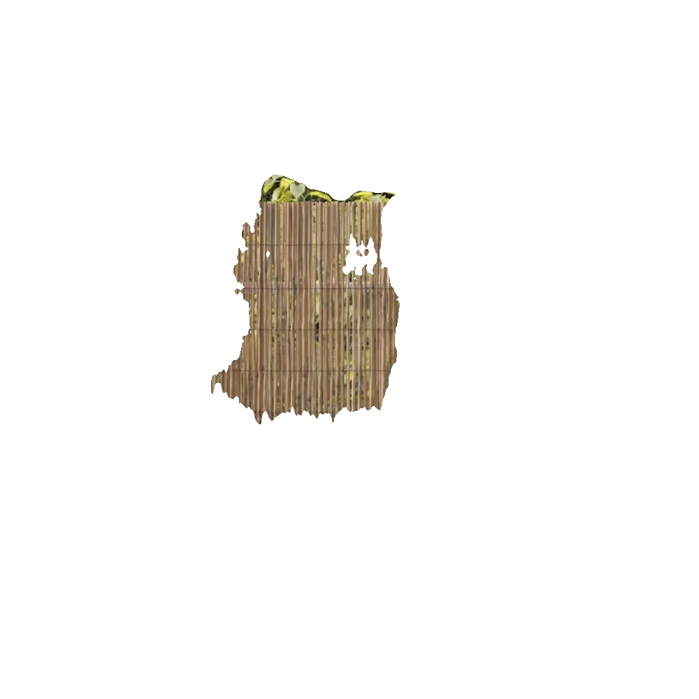 Gartenzaun, Naturrohrmaterial, 400 Cm X 100 Cm, Dekorative Art, Einfach Zu Installieren, Geeignet Für Außenbereiche