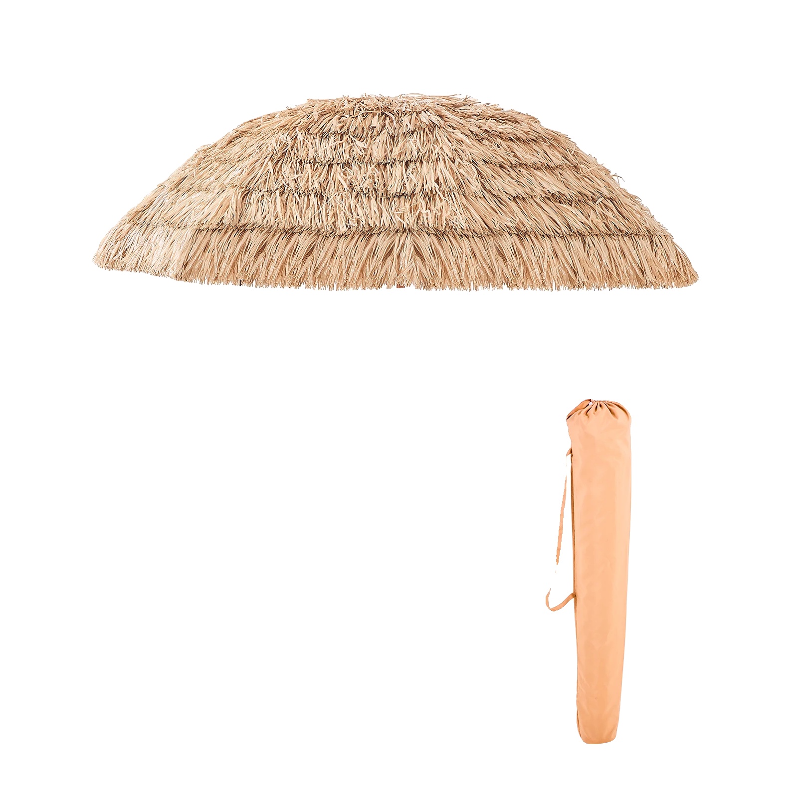 Terrassenumbrella, Neigbares Dach, Robuste Konstruktion, 8ft