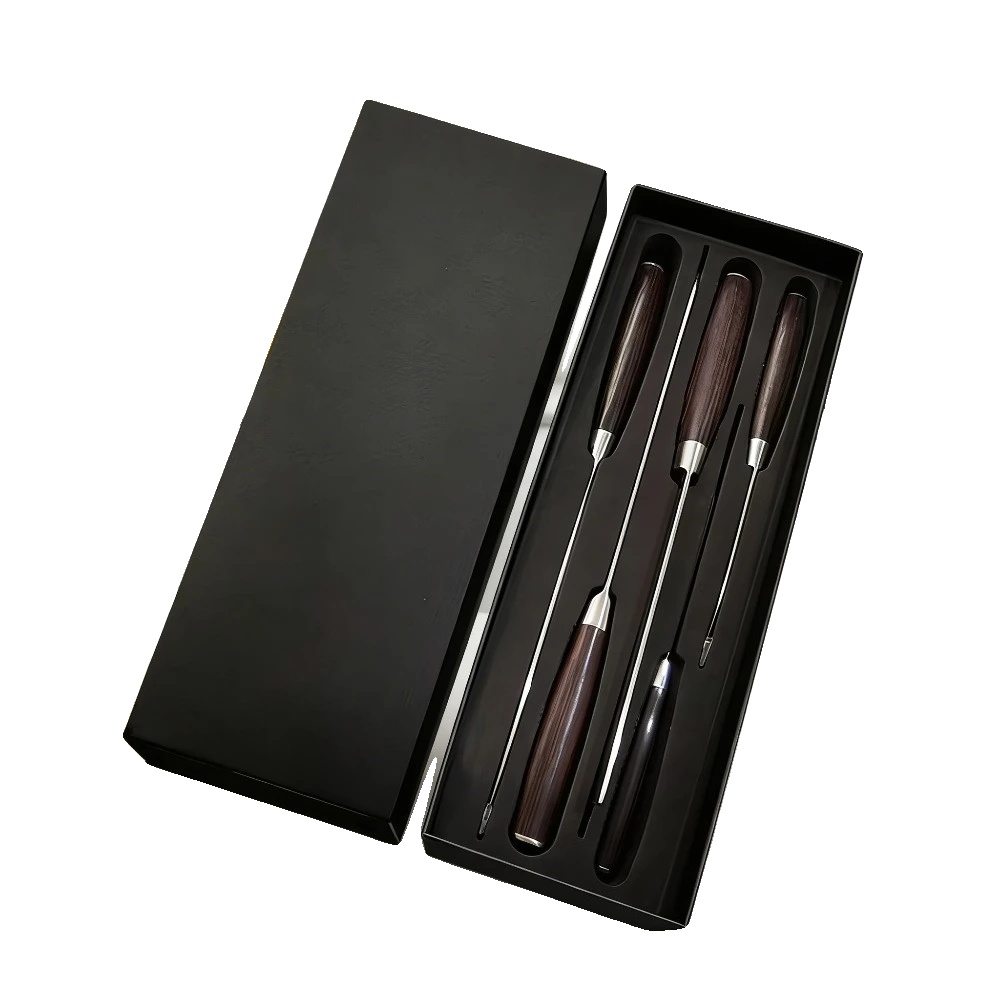 Küchenmesser Set, 7cr17 Edelstahl, Klingenlänge 20 Cm, Griff Länge 13,5 Cm, Gesamtlänge 33,5 Cm, Vielseitige Messertypen