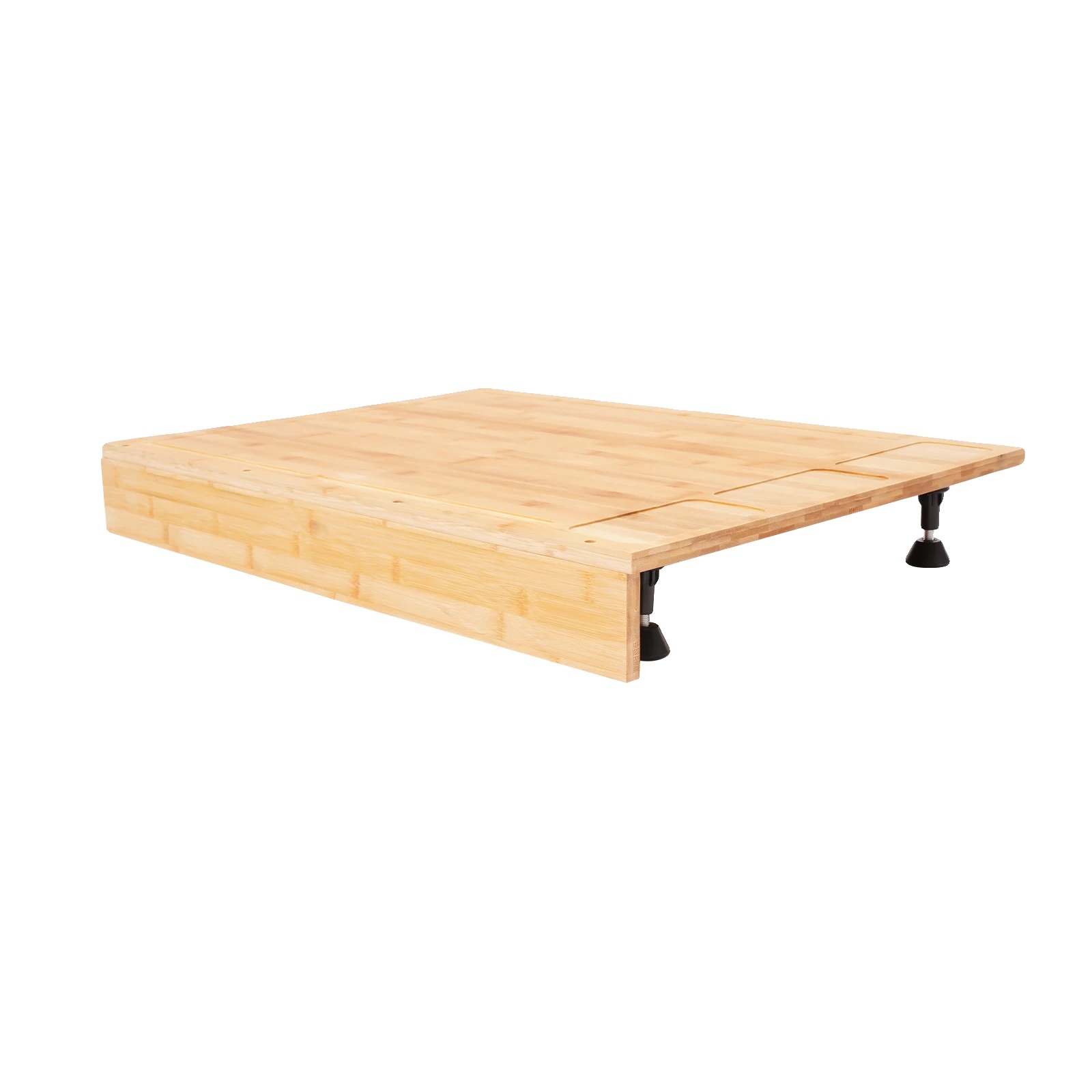 Herdabdeckplatte, Multifunktionale Verwendung, Langlebiges Bambusdesign, Holzfarbe