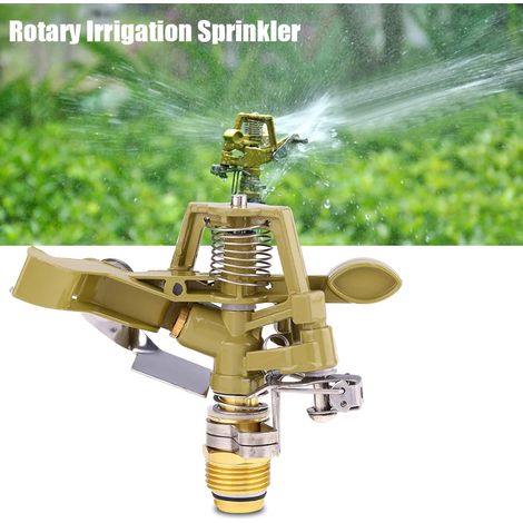 Ersatz-sprinklerköpfe Für Die Bewässerung, Zinklegierungs-sprinkler Für Große Gärten, Hochleistungs-sprinklerkopf Für Rasenflächen, 360-grad-impuls-sprinklerkopf Für Gärten Und Rasenflächen