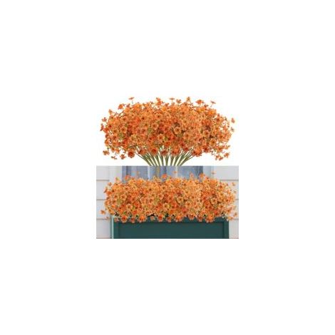 10 Künstliche Blumendekorationen, Uv-beständige Kunstblumen Für Den Außenbereich