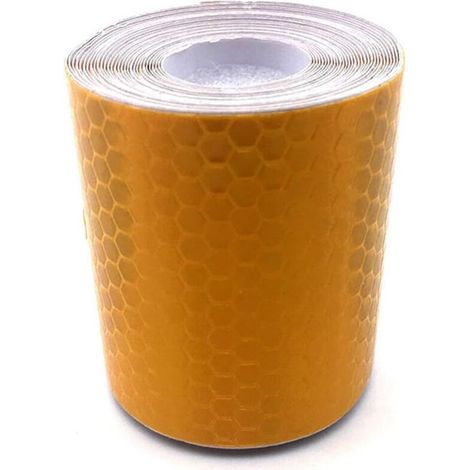 5 Cm X 3 M Rolle Hochsichtbares Reflektierendes Sicherheitsband Für Fahrräder, Motorräder, Autos, Wohnmobile, Lkws, Anhänger, Boote (orange)