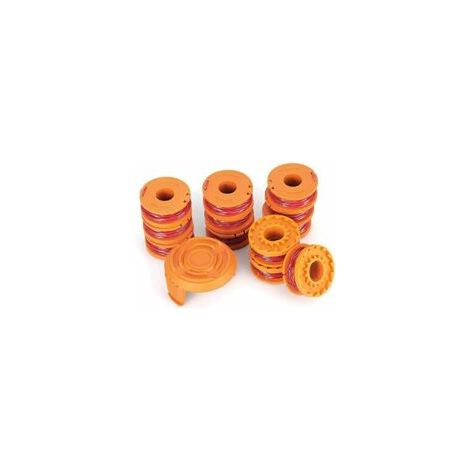 Ersatzspule Für Worx Rasentrimmer, 13er-packung (12 Trimmerfäden, 1 Trimmerkappe)