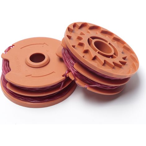 Geeignet Für Worx Nylon-trimmerfaden (spule Wa0007) / Spulenkappe 50019417 — Trimmerfaden- Und Kopfset (spulen × 4 + Abdeckung × 1)