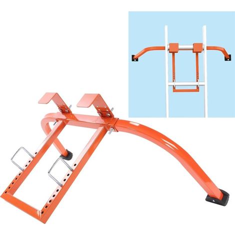 Rosvola Dachleiterhaken, Dachadapter Für Leitern, Robuste Dachverlängerung Aus Stahl, Dachleiter, Leiterstabilisator