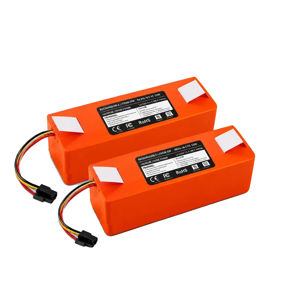 Batterie Für Saugroboter, 12800mah Kapazität, 14,4v Spannung, 2pcs 14.4v 9800mah