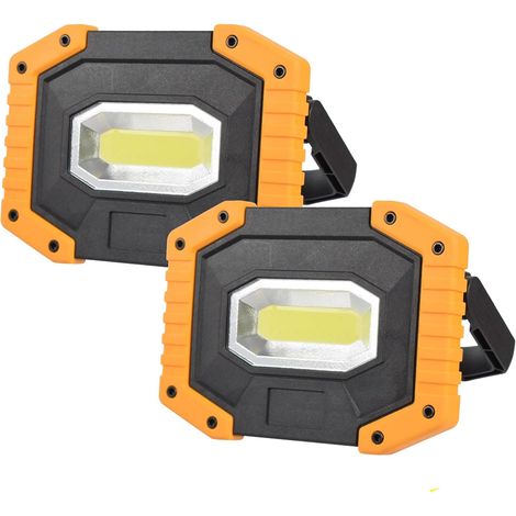 Wiederaufladbare Led-arbeitsleuchte – 30 W, Wasserdicht, Tragbar – Usb-flutlicht Mit Akku – Cob-campingleuchte – Geeignet Für Garagen Und Angeln