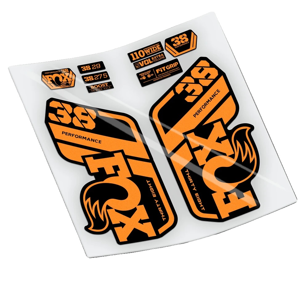 Aufkleber, Hohe Haltbarkeit, Anpassbare Designs, Orange Fluor