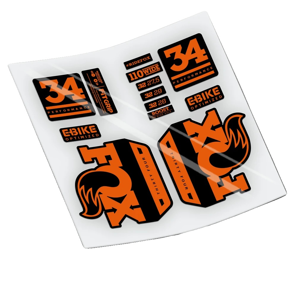 Aufkleber, Langlebiges Vinyl, Anpassbare Designs, Orange