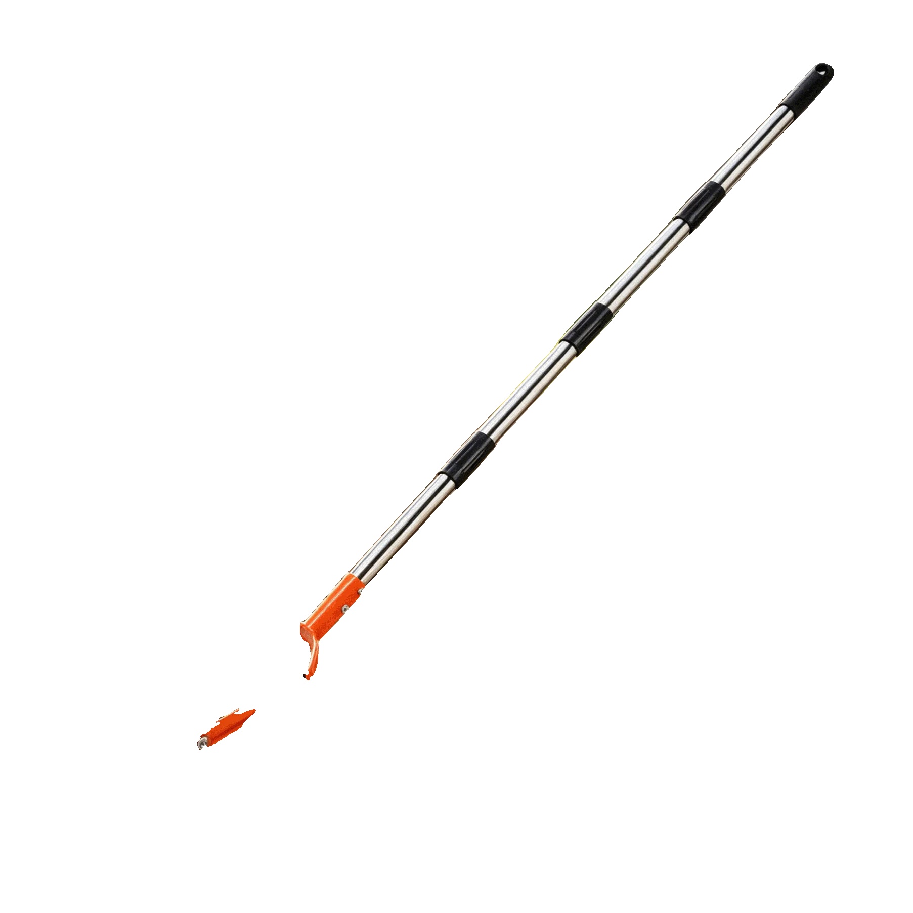 Manueller Rotationskultivator, Edelstahlgriff, Verstellbare Länge 178,8 Cm, Bodenbearbeitung Und Unkrautjäten, Sternförmiges Spikerrad, Bewegliche