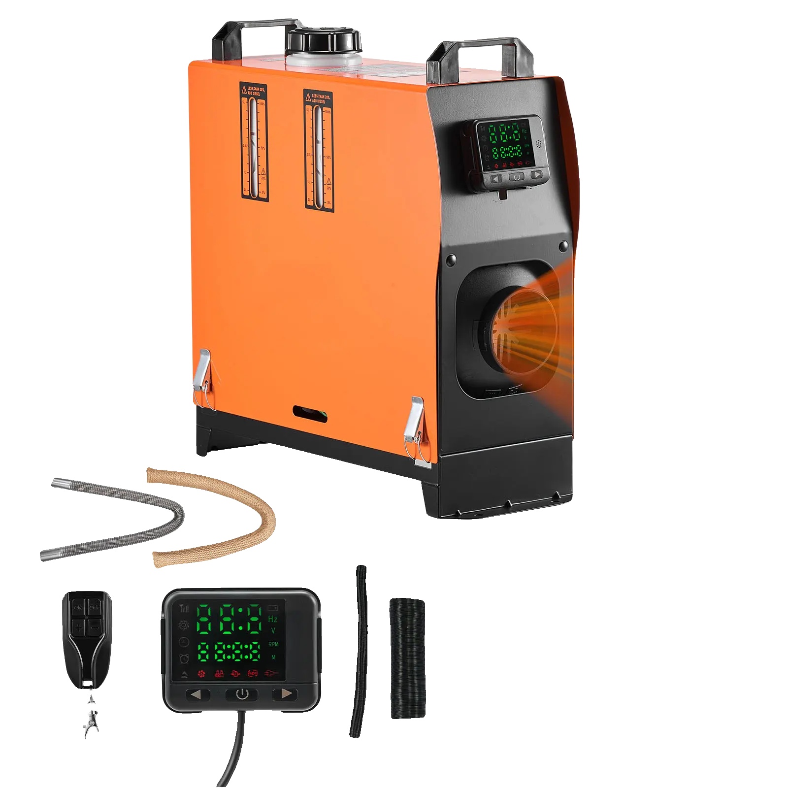Diesel-luftheizung, Fernbedienung, Effiziente Heizung, Orange