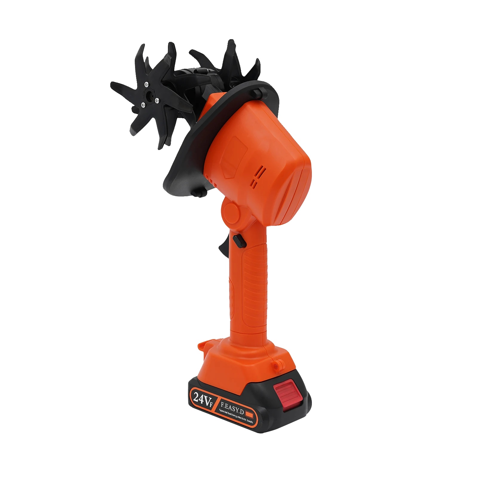 Mini-grubber, Handheld-design, 21v Akku-power, Orange