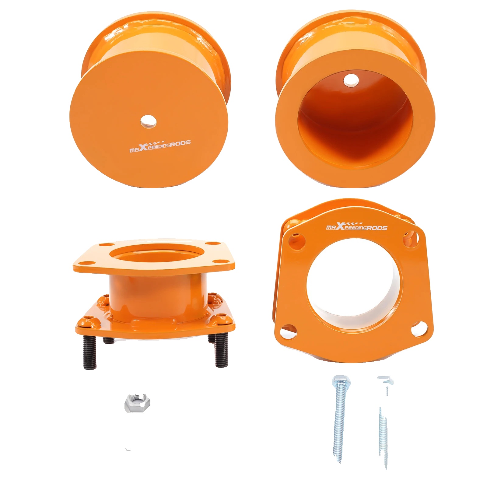 Lift Kit, 3" Vorne, 3" Hinten, Hochfester Kohlenstoffstahl, Pulverbeschichtete Oberfläche, Kompatibel Mit Jeep Grand Cherokee Wk Und Commander Xk