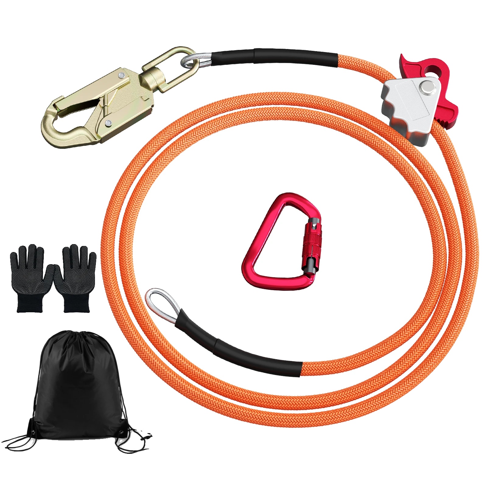 Flip-line-kit, Stahlseil-kern, Verstellbare Leine, 12mmx3m