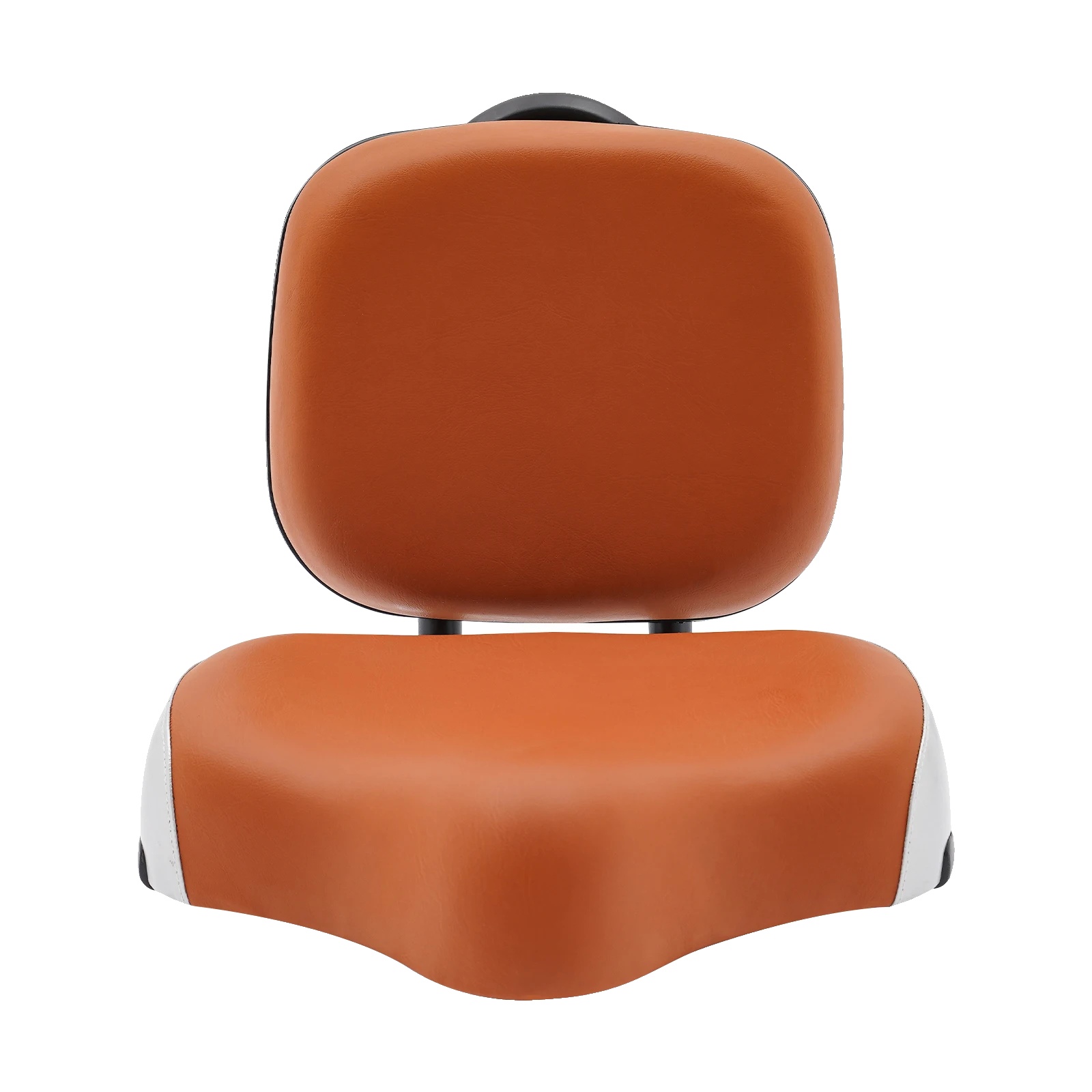Dreiradsitz, Verstellbare Rückenlehne, Bequeme Polsterung, Orange