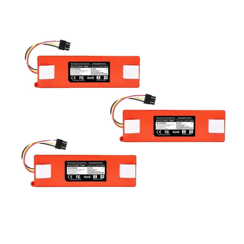 Robotersauger-batterie, 12800mah Wiederaufladbar, Umweltfreundliches Design, 3stk, 14,4 V-b