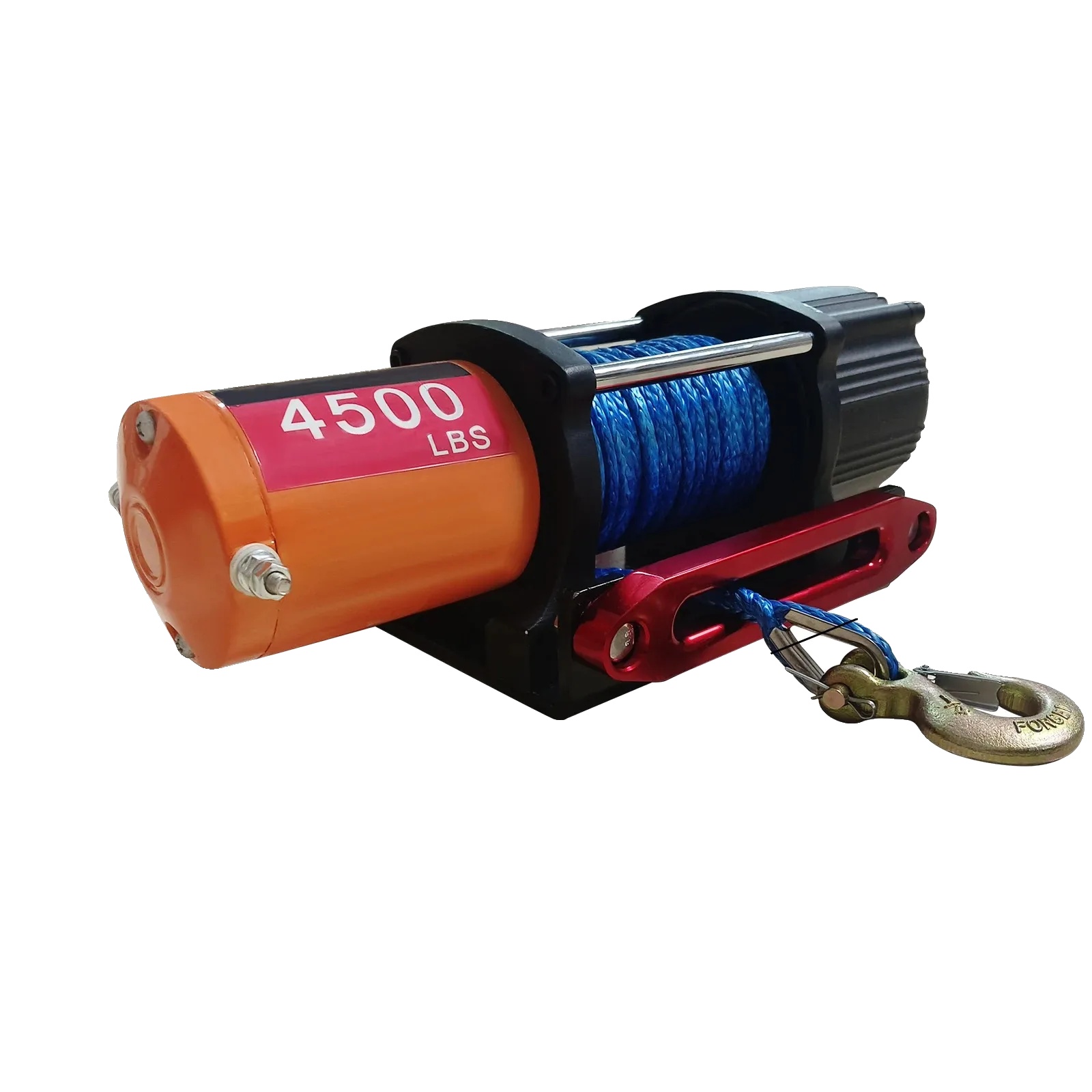 Atv-winde, 4500 Lbs Zugkraft, Drahtlose Und Kabelgebundene Steuerung, 4500lbs Nylon